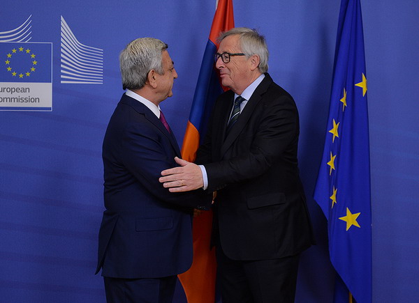 Серж Саргсян и Жан-Клод Юнкер обсудили отношения Армения-ЕС и их перспективы