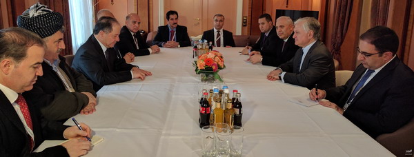 Эдвард Налбандян в Мюнхене встретился с президентом Иракского Курдистана Масудом Барзани