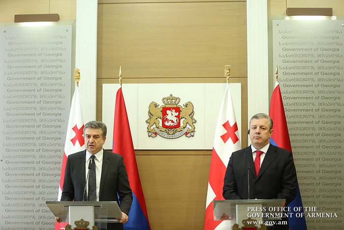 Премьер-министры Армении и Грузии выступили с заявлениями для прессы: текст