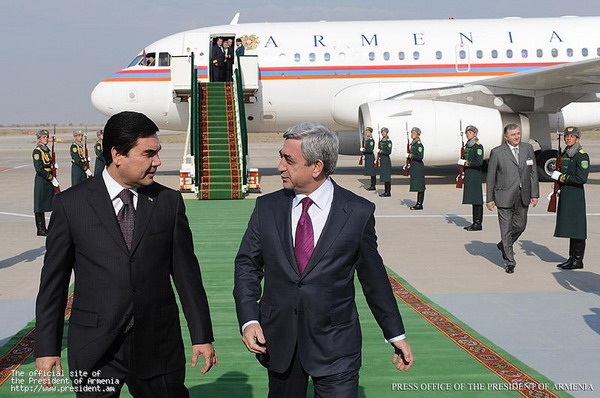 Серж Саргсян поздравил президента Туркменистана Гурбангулы Бердымухамедова в связи с переизбранием