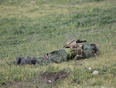 Завершен процесс эвакуации трупов азербайджанских военных из нейтральной зоны: МО Арцаха – видео