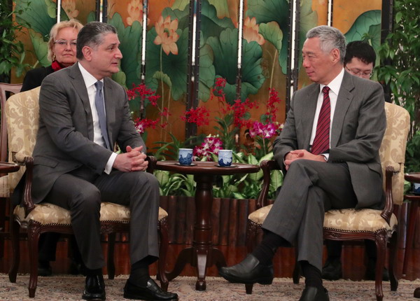 Председатель Коллегии ЕЭК Тигран Саргсян встретился с премьер-министром Республики Сингапур: Соглашение о ЗСТ будет подписано до конца 2017 года
