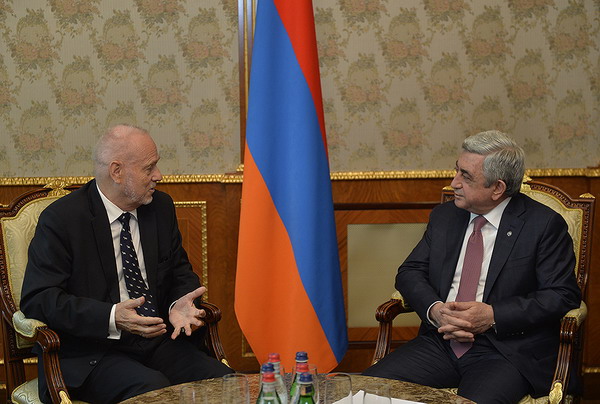 Серж Саргсян принял главу наблюдательской миссии БДИПЧ/ОБСЕ в Армении Яна Петерсена