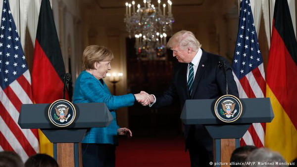 Встреча Дональда Трампа с Ангелой Меркель: главное