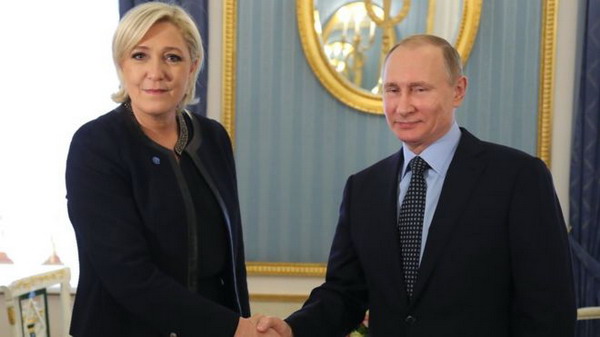 Марин Ле Пен и Владимир Путин обсудили «перспективы совместной борьбы с терроризмом»
