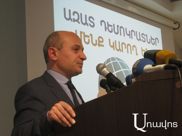 «Пусть никто не ожидает международного признания Арцаха в условиях такой ослабленной Армении»: Степан Сафарян