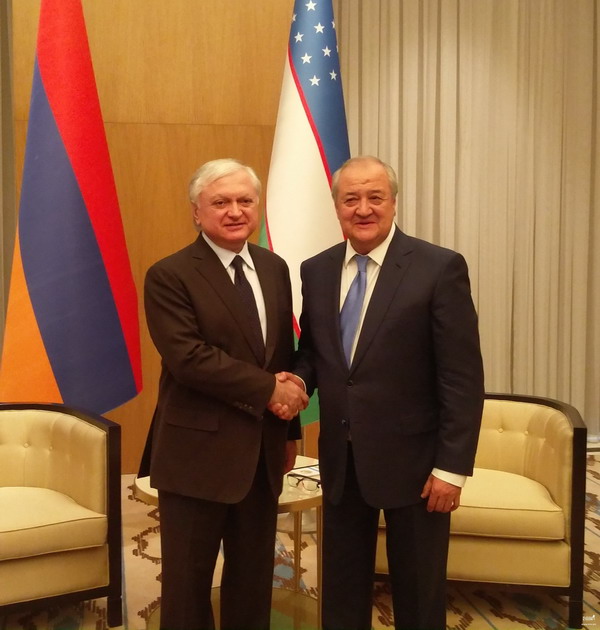 Главы МИД Армении и Узбекистана встретились в Ташкенте