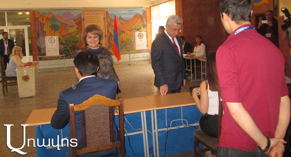 Серж Саргсян оставил без ответа вопрос об избирательных взятках
