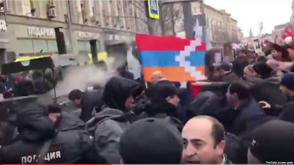 Армяне и азербайджанцы подрались в Москве