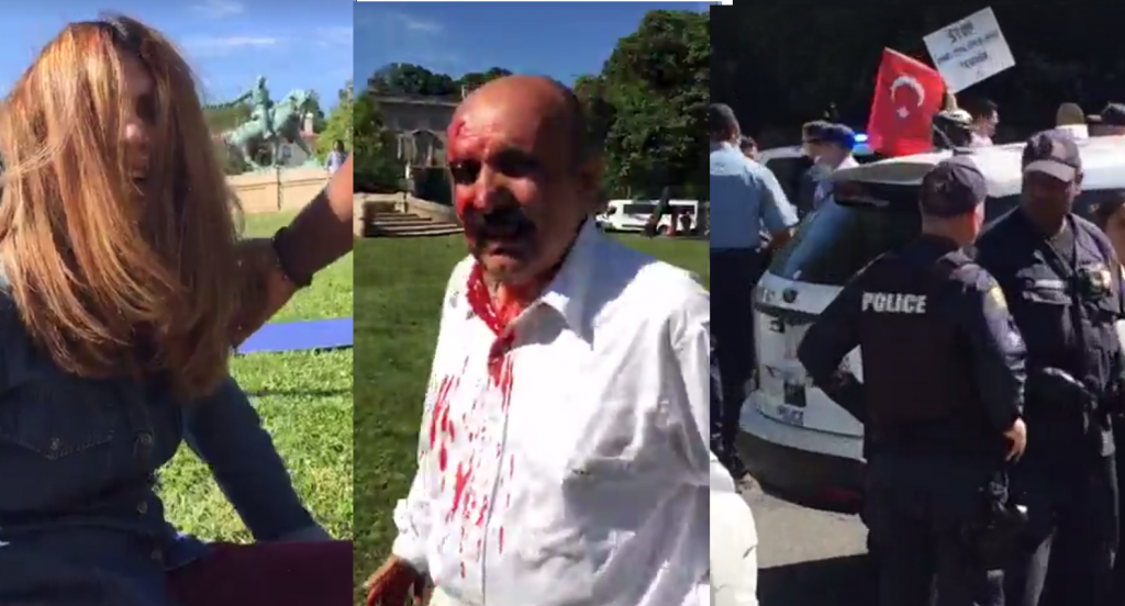 Госдепартамент осудил вспышку насилия у здания посольства Турции в Вашингтоне