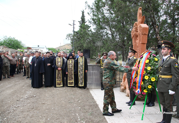 В селе Талиш в Арцахе открыт памятник «Возрожденный Талиш»