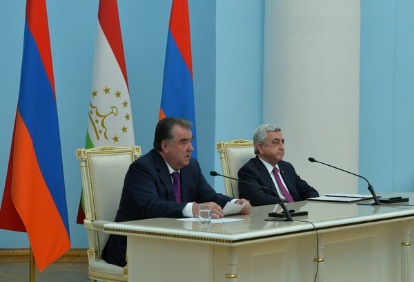 Заявления президентов Армении и Таджикистана: текст