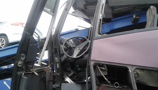 В Грузии произошло ДТП с участием пассажирского автобуса рейса Москва-Ереван