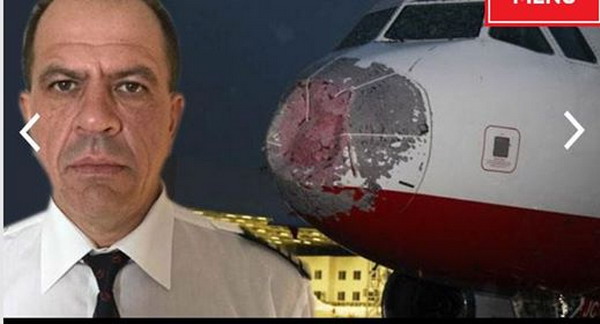 Пилот Александр Акопов из Украины героически посадил в Стамбуле самолет с разбитой градом кабиной: видео