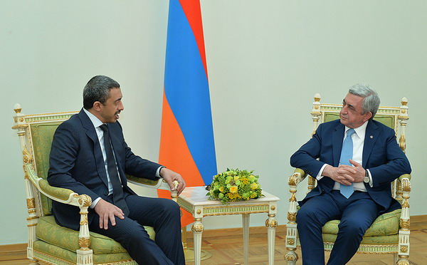 Серж Саргсян: Армения высоко ценит динамично развивающиеся отношения с ОАЭ