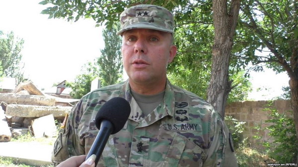 «У нас довольно широкое сотрудничество с МО Армении»: американский генерал в Армении