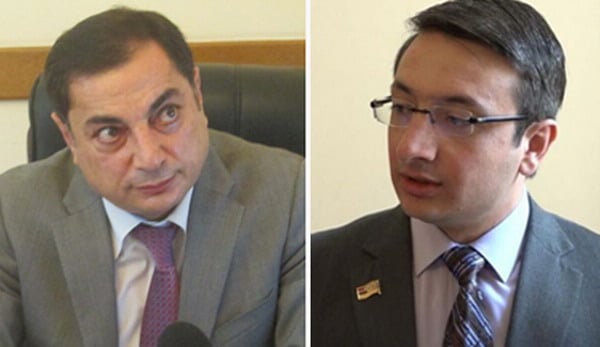 Депутат от РПА Ваграм Багдасарян обещает «делиться» с депутатом от блока «Елк» Геворгом Горгисяном