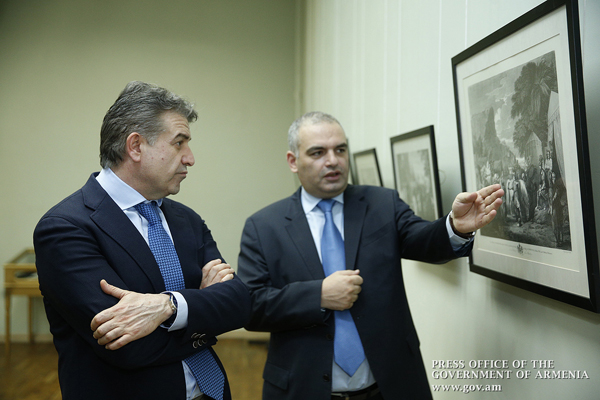 Карен Карапетян посетил Национальную галерею Армении и Музей истории в Ереване