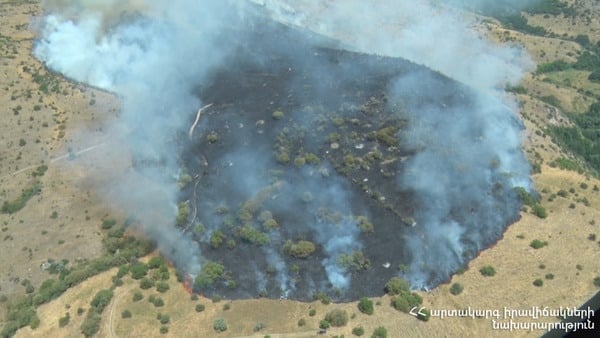 Глава МЧС Армении обратился к РФ за техническим содействием в деле тушения пожара в «Хосровском лесу»