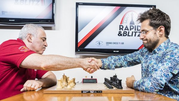 Одолев Каспарова и Ананда, Аронян единолично победил в турнире по быстрым и блиц-шахматам в Сент-Луисе!