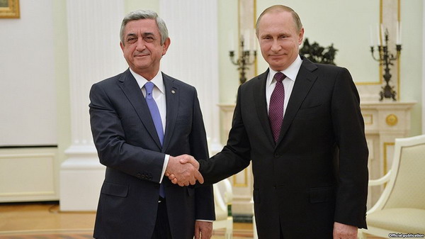Владимир Путин поздравил Сержа Саргсяна с Днем независимости Армении