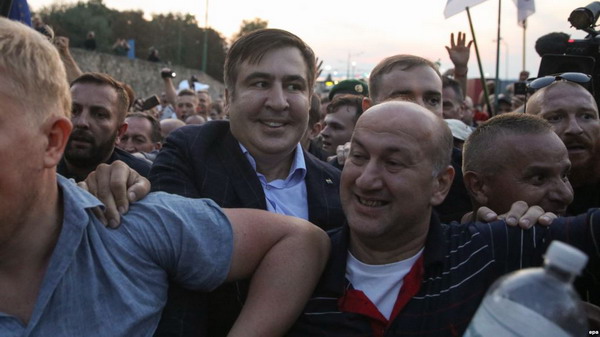 Украинская полиция завела уголовное дело после пересечения границы Михаилом Саакашвили