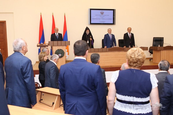 Состоялась торжественная церемония инаугурации Президента Республики Арцах: видео