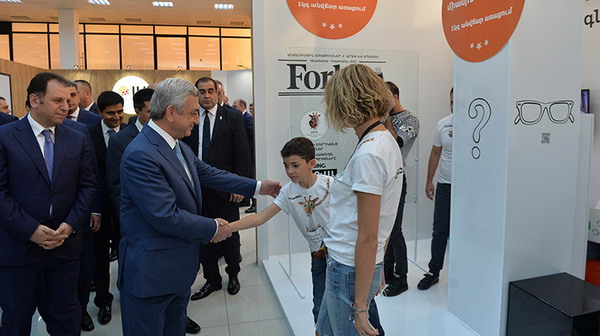 Серж Саргсян посетил технологическую выставку «Digitec-Expo 2017» в Ереване