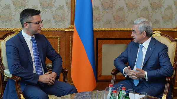 Серж Саргсян принял спецпредставителя ПА ОБСЕ: обсуждалась Нагорно-Карабахская проблема