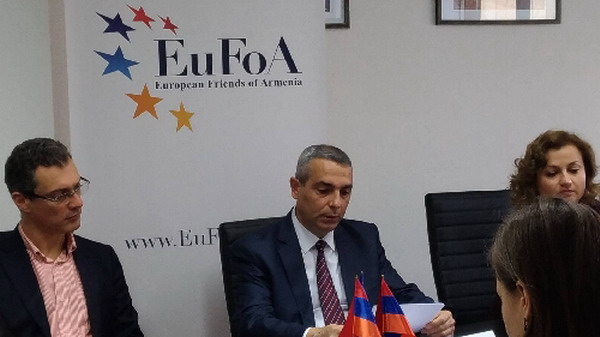 Глава МИД Арцаха выступил в Брюсселе на тему «Перспективы сотрудничества ЕС-Арцах как вклад в мир и стабильность на Южном Кавказе»
