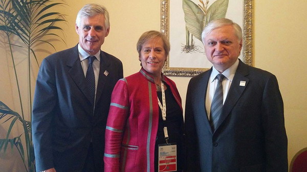Эдвард Налбандян в Палермо встретился с генсеком МИД Австрии и директором БДИПЧ ОБСЕ