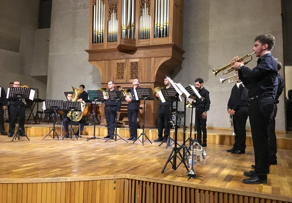 Уникальный концерт ансамбля духовых инструментов Молодежного оркестра в рамках фестиваля им. Хачатряна