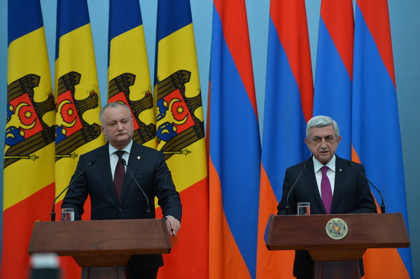 Президенты Армении и Молдовы выступили с заявлениями после двусторонних переговоров