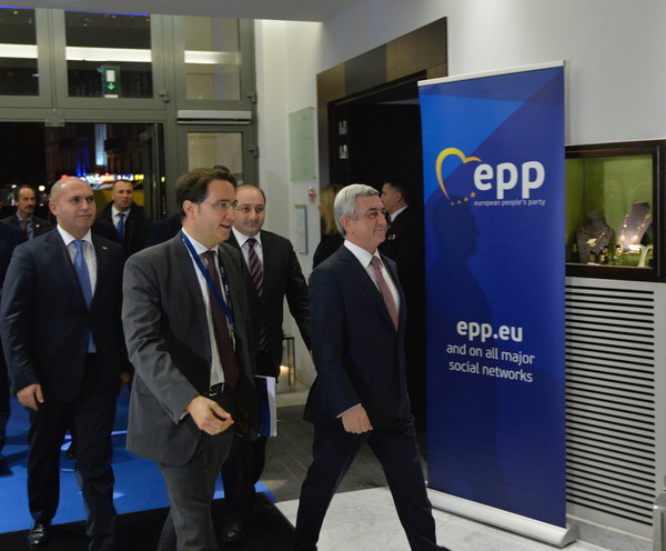 Серж Саргсян принимает участие в саммите Европейской народной партии в Брюсселе