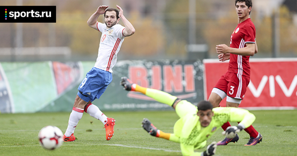 Матч молодежных сборных Армении и России завершился потасовкой между футболистами