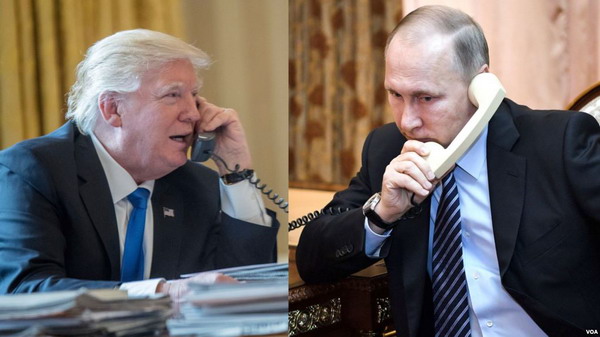 Путин позвонил Трампу и поблагодарил ЦРУ за информацию, предотвратившую теракт