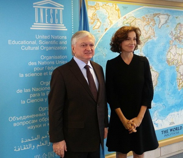Глава МИД Армении встретился с Генеральным директором ЮНЕСКО: видео