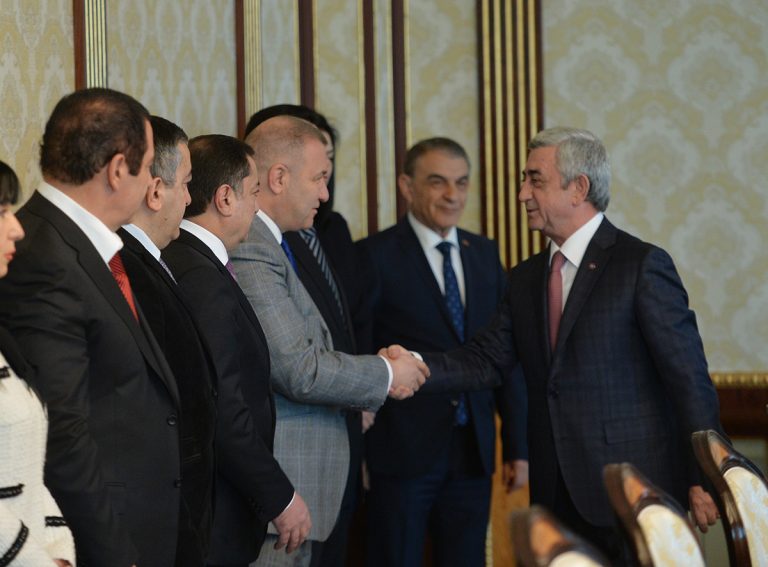 «На встрече с президентом фракция «Царукян» подняла волнующие ее вопросы»