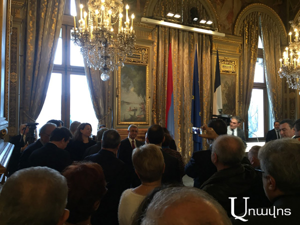 Серж Саргсян встретился с мэром Парижа председателем Сената Франции