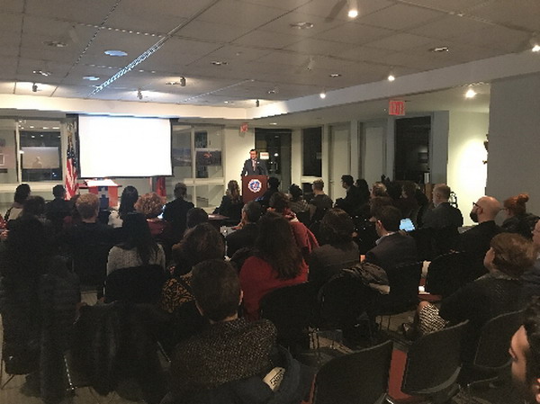 Постпред Арцаха в США Роберт Аветисян в Нью-Йорке выступил на мероприятии, посвященном 30-летию Карабахского движения