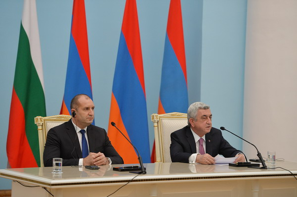 Совместная пресс-конференция Сержа Саргсяна и Румена Радева в Ереване: заявления