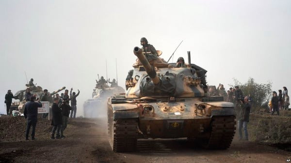 Сирийские курды обвинили Турцию в обстреле гражданских объектов в Африне