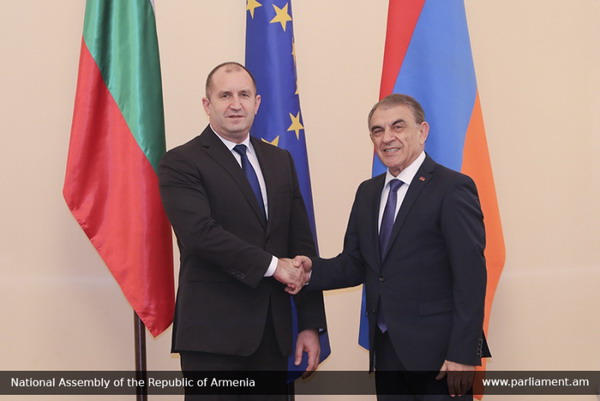 Президент Болгарии посетил Национальное Собрания Армении
