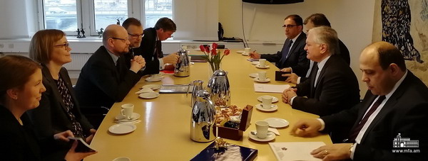 Эдвард Налбандян в Стокгольме встретился с госсекретарем Швеции Мацем Андерссоном