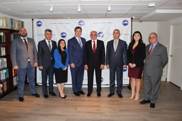 Бако Саакян встретился с руководством Армянской Ассамблеи Америки в Вашингтоне