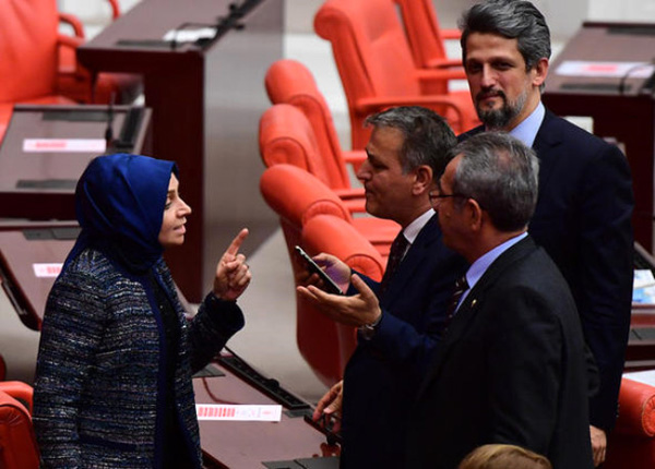 Потасовка и драка в турецком парламенте