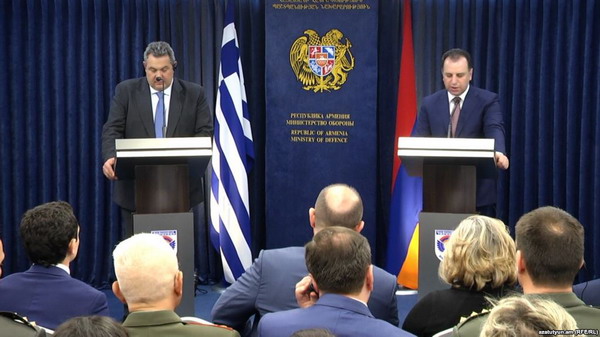 Министр обороны Греции в Ереване: «Армения и Греция противостоят общим вызовам и угрозам безопасности»