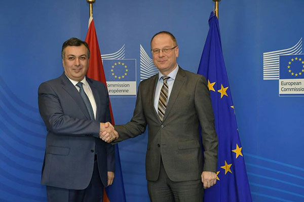Армен Амирян подписал в Брюсселе меморандум о присоединении Армении к программе «Культура» проекта «Креативная Европа»