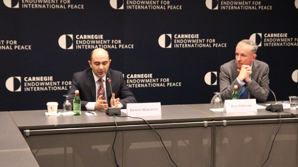 Эдмон Марукян в Фонде Карнеги в Вашингтоне представил подходы блока «Елк» к урегулированию Карабахского конфликта