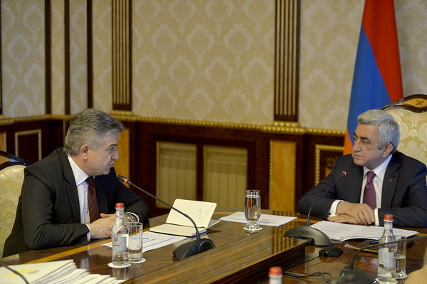 На совещании у Сержа Саргсяна обсудили проекта документа «Стратегия развития Армении 2030»